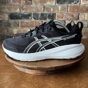 Asics Gel-Cumulus 27 Men's 10.5 Wide Cushioned Black Concrete Sneakers Shoes